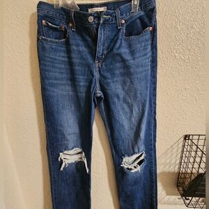 Levi's Women's Blue Straight Leg Jeans